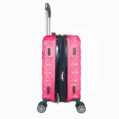 Imagem de Mala de Viagem Bordo 10kg PP C/ Zíper Expansível Padrão ANAC