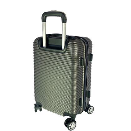 Imagem de Mala de Viagem Bordo 10kg PP C/ Zíper Expansível Padrão ANAC