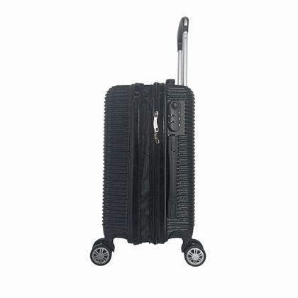 Imagem de Mala de Viagem Bordo 10kg PP C/ Zíper Expansível Padrão ANAC