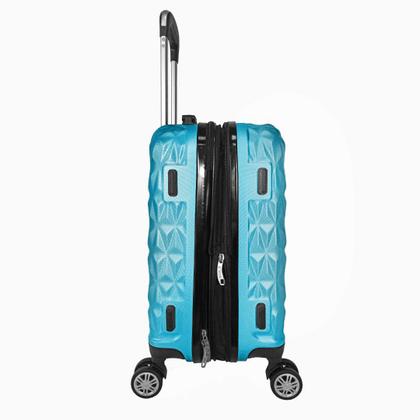 Imagem de Mala de Viagem Bordo 10kg PP C/ Zíper Expansível Padrão ANAC