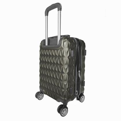 Imagem de Mala de Viagem Bordo 10kg PP C/ Zíper Expansível Padrão ANAC