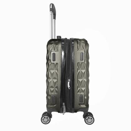 Imagem de Mala de Viagem Bordo 10kg PP C/ Zíper Expansível Padrão ANAC