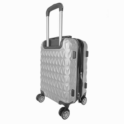 Imagem de Mala de Viagem Bordo 10kg PP C/ Zíper Expansível Padrão ANAC