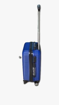 Imagem de Mala de Viagem Bordo Pequena P Avião ANAC Tamanho 55x35x25 Cadeado c/ código Segredo ABS Rodinha 360