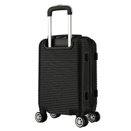 Imagem de Mala de viagem bordo pp 10kg c/ zíper expansível em abs - eagle - ac32