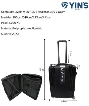 Imagem de Mala De Viagem Bordo yins Rígida 10KG-55cm x 35 cm x 25 cm