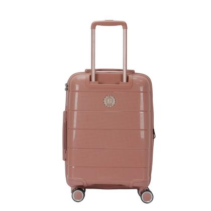 Imagem de Mala de Viagem De bordo pequena Padrão Anac 10kg Com Rodas duplas 360 Poliprpileno Com cadeado Senha tipo TSA Expansiva Sammy