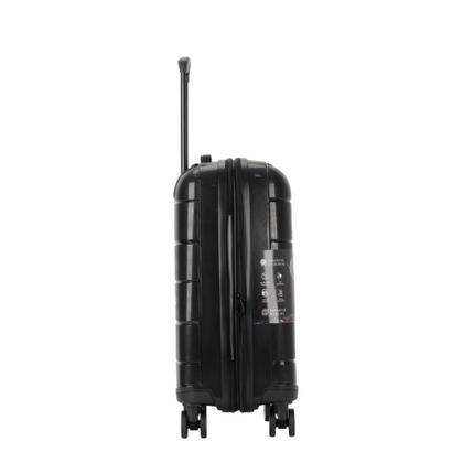 Imagem de Mala de Viagem De bordo pequena Padrão Anac 10kg Com Rodas duplas 360 Poliprpileno Com cadeado Senha tipo TSA Expansiva Sammy