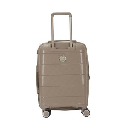 Imagem de Mala de Viagem De bordo pequena Padrão Anac 10kg Com Rodas duplas 360 Poliprpileno Com cadeado Senha tipo TSA Expansiva Sammy