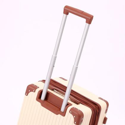 Imagem de mala de viagem grande 32kg rodas dupla 360 cadeado zíper antifurto medidas ANAC