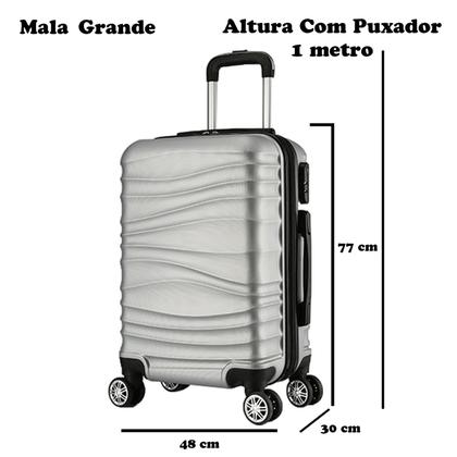 Imagem de Mala De Viagem Grande 77x48x30 Em Abs C/ Rodinhas 360º  