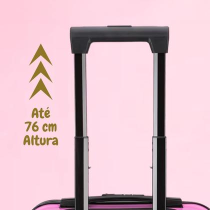 Imagem de Mala de Viagem Infantil Gato ABS Rígida 4 Rodas Giro 360