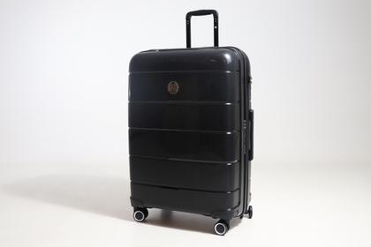 Imagem de Mala De Viagem Média 23 Kg 4 Rodas Dupla 360 senha tipo TSA Expansiva polipropileno Sammy Ika