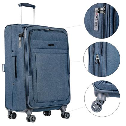 Imagem de Mala de Viagem Média 23kg rodas 360 Ultralight Hug Cad TSA