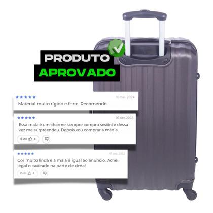 Imagem de Mala De Viagem Média 23Kg Sestini To Go Reforçado/Rodas 360