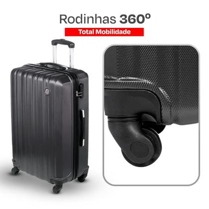 Imagem de Mala De Viagem Média 23Kg Sestini To Go Reforçado/Rodas 360