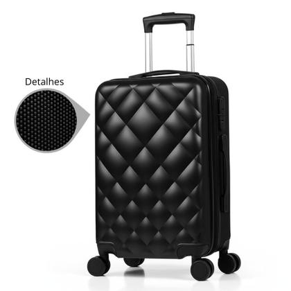 Imagem de Mala de Viagem Média ABS/PC (65x42x26cm) - Leve, Resistente e com Rodinhas 360º