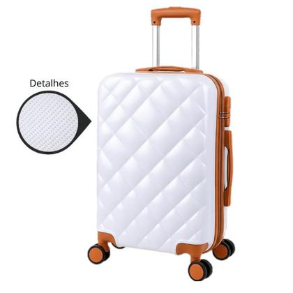Imagem de Mala de Viagem Média ABS/PC (65x42x26cm) - Leve, Resistente e com Rodinhas 360º