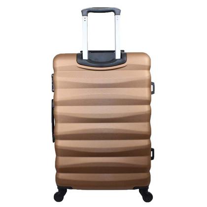 Imagem de Mala De Viagem Media Em Abs Yins 21089 Cadeado Integrado Rodas Giro 360 Cobre M