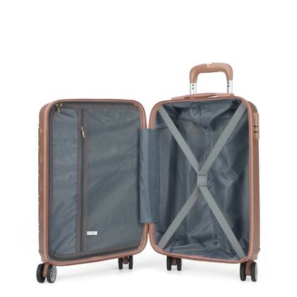 Imagem de Mala de Viagem Média Lion Gash Champanhe Luxcel MF10388GA