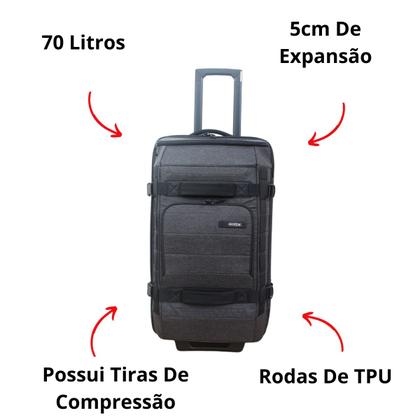 Imagem de Mala De Viagem Ogio Onu 26 Dark Static 70 Litros 804002.01