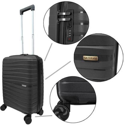 Imagem de Mala de Viajem Bordo 360 PP Polipropileno Cad Flat Premium - Sestini