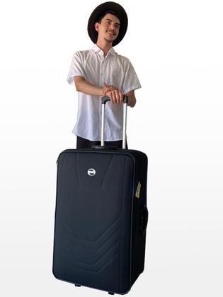 Imagem de Mala Grande 23kg Anac Rodinhas Resistente Village Rígida Viagem