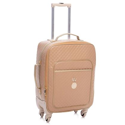 Imagem de Mala Maternidade com Rodinhas Lequiqui Viena - Caramelo