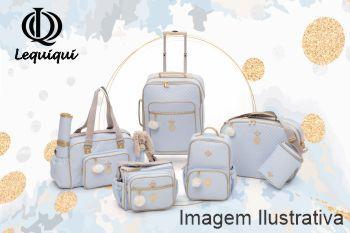 Imagem de Mala Maternidade com Rodinhas Lequiqui Viena - Caramelo