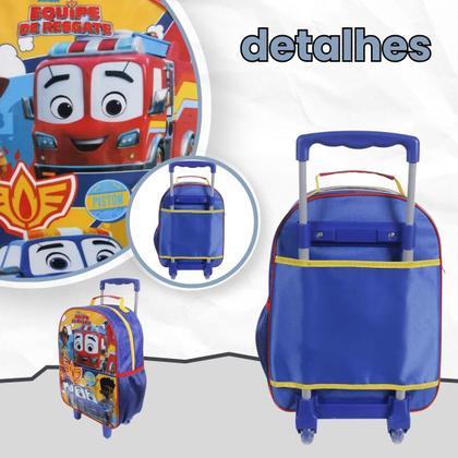 Imagem de Mala Mochila com Rodinhas e Estojo Infantil 