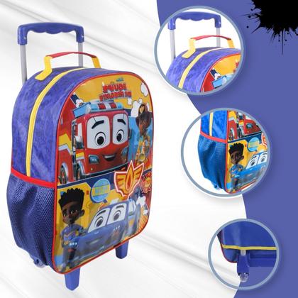 Imagem de Mala Mochila com Rodinhas e Estojo Infantil 