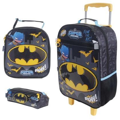 Imagem de Mala Mochila com Rodinhas e Estojo Infantil 