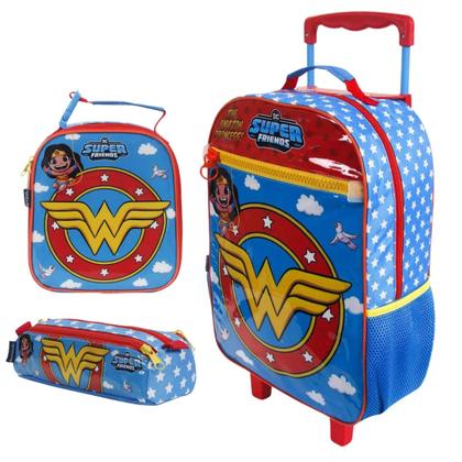 Imagem de Mala Mochila com Rodinhas e Estojo Infantil 