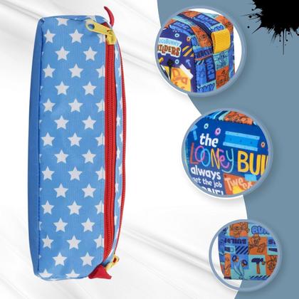 Imagem de Mala Mochila com Rodinhas e Estojo Infantil 