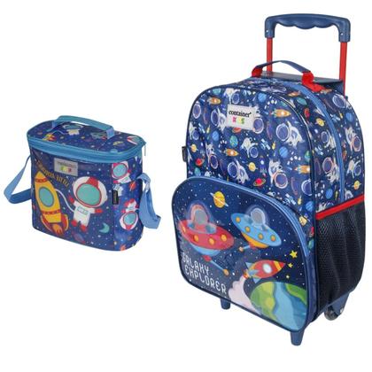Imagem de Mala Mochila com Rodinhas e Estojo Infantil 