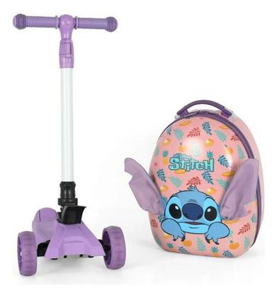 Mala Mochila Rígida Patinete Original Stitch Mf10499sc - Luxcel