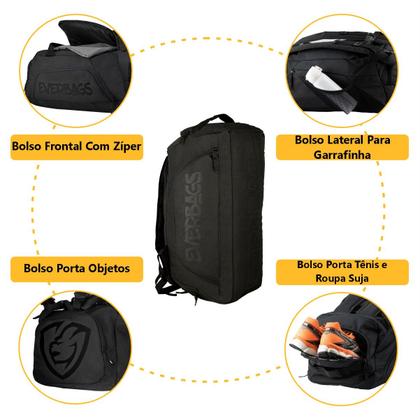 Imagem de Mala Mochila Viagem Bordo Camping Passeio Treino Academia Esportiva Antifurto Espaçosa Grande