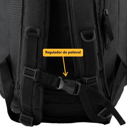 Imagem de Mala Mochila Viagem Bordo Camping Passeio Treino Academia Esportiva Antifurto Espaçosa Grande