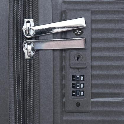 Imagem de Mala Viagem Bordo Ultra Resistente 10kg Polipropileno Design Durável Leve