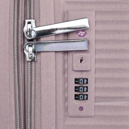 Imagem de Mala Viagem Bordo Ultra Resistente 10kg Polipropileno Design Durável Leve