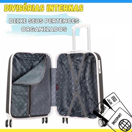 Imagem de Mala Viagem De Bordo Pequena Novas Medidas Anac 55x35x25