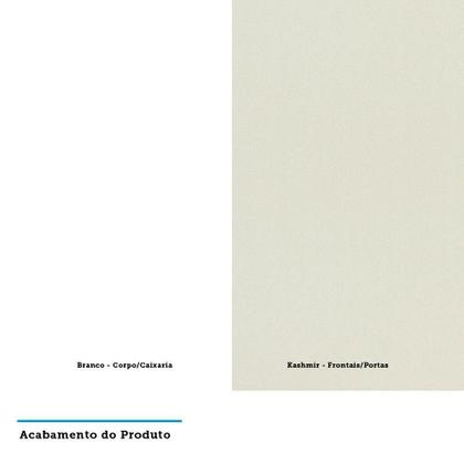 Imagem de Maleiro Ponte Aérea 2 Portas 97cm Branco C/Kashmir