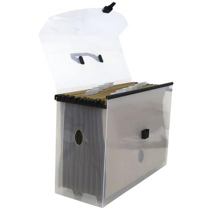 Imagem de Maleta 10 Pasta Suspensa Kraft Arquivo Dello Cristal