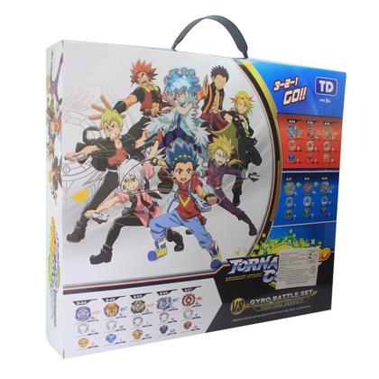 Maleta Beyblade 4 Beyblade Burst com Lançador+ Arena Batalha - TD
