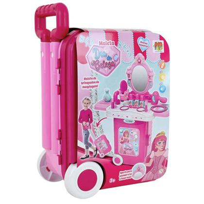 Imagem de Maleta Brinquedo Dm Toys Maquiagem Infantil Dia da Beleza
