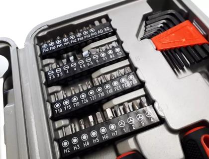 Imagem de Maleta Caixa Ferramentas Jogo Kit 110 Peças 