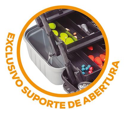 Imagem de Maleta Caixa Multiuso 3 Bandejas Com Divisórias 3 Mr. Fish
