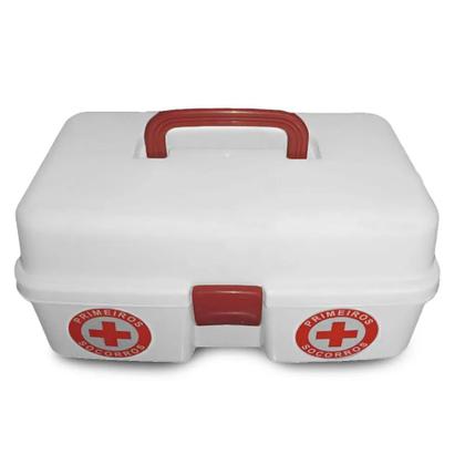Imagem de Maleta Caixa Primeiros Socorros Prática C/2 Bandeja