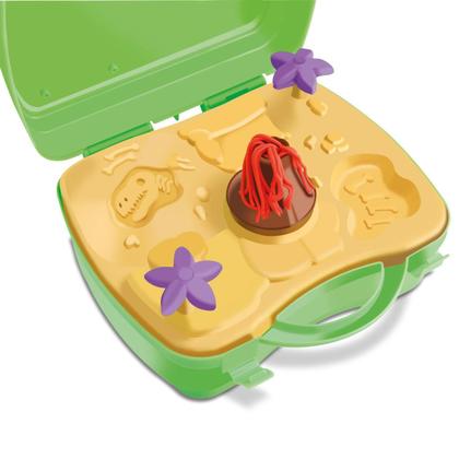 Imagem de Maleta Conjunto Massinha Dino Vulcão Diver Toys 8145