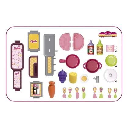 Maleta Cozinha Divertida com Acessórios DM Toys DMT0262 - Caixa